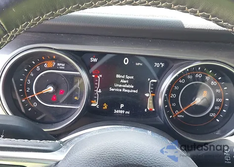 2023 Jeep Wrangler Sahara из США, поврежденный, VIN 1C4HJXEN5PW508257